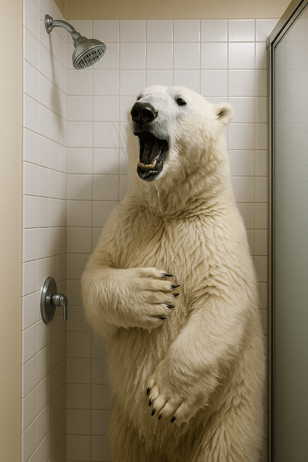 Cold shower representing the article's focus on cold water therapy and wellness