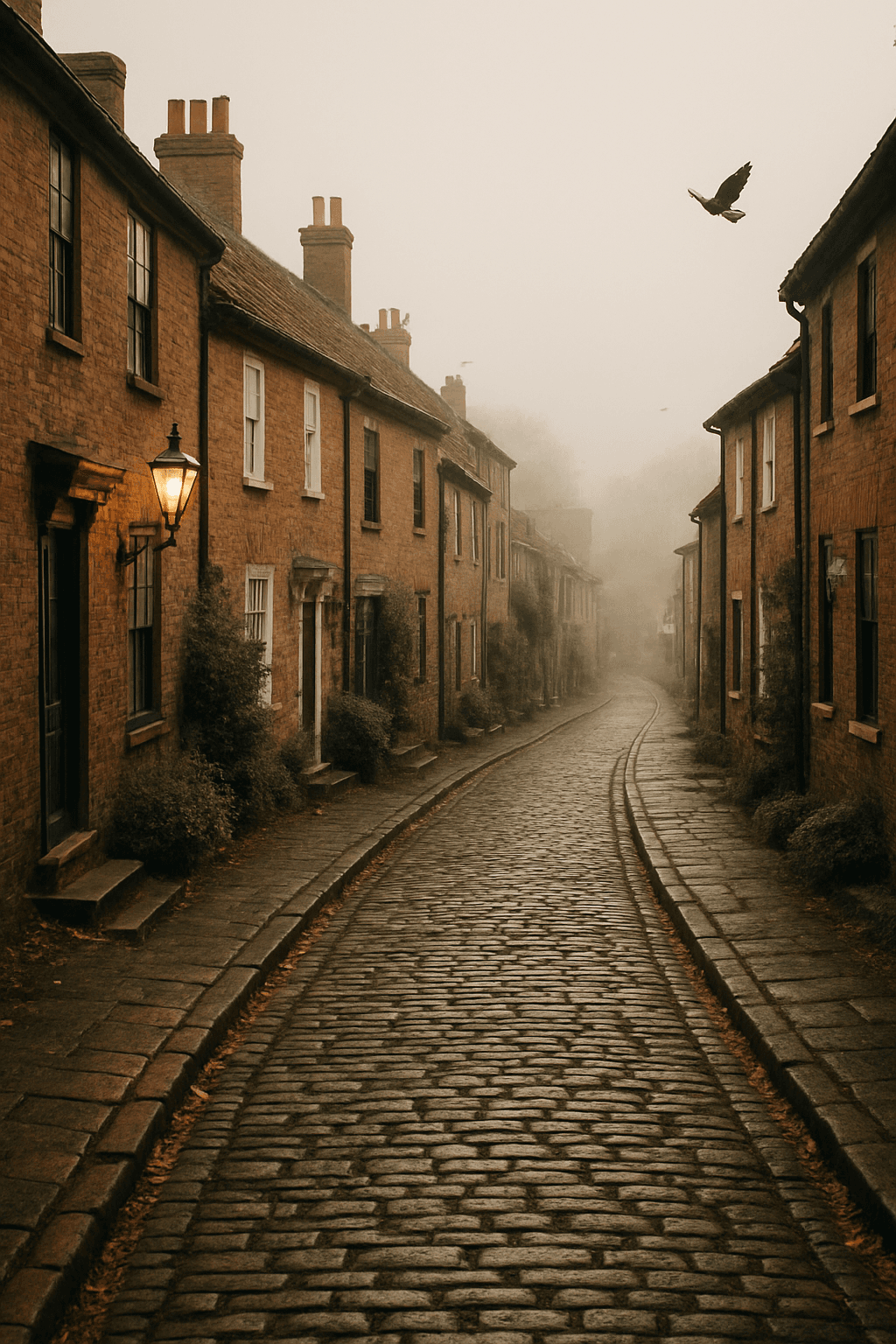 A quiet morning ritual with tea in an English setting